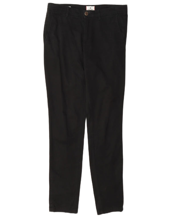 Мужские брюки-чиносы Jack & Jones W30 L34, черные, хлопковые