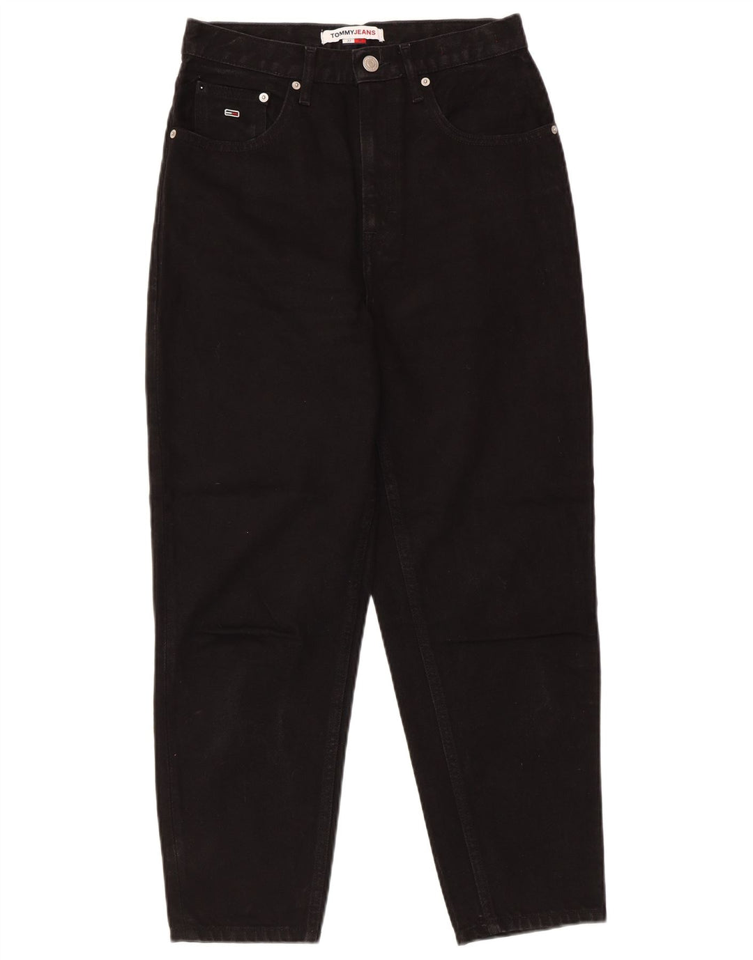 TOMMY HILFIGER Женские зауженные джинсы W27 L25, черный хлопок