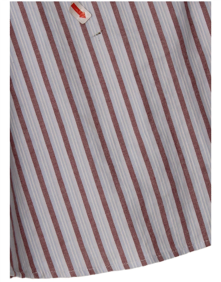 SCOTCH & SODA Mens Regular Fit Shirt Medium Blue Striped Cotton