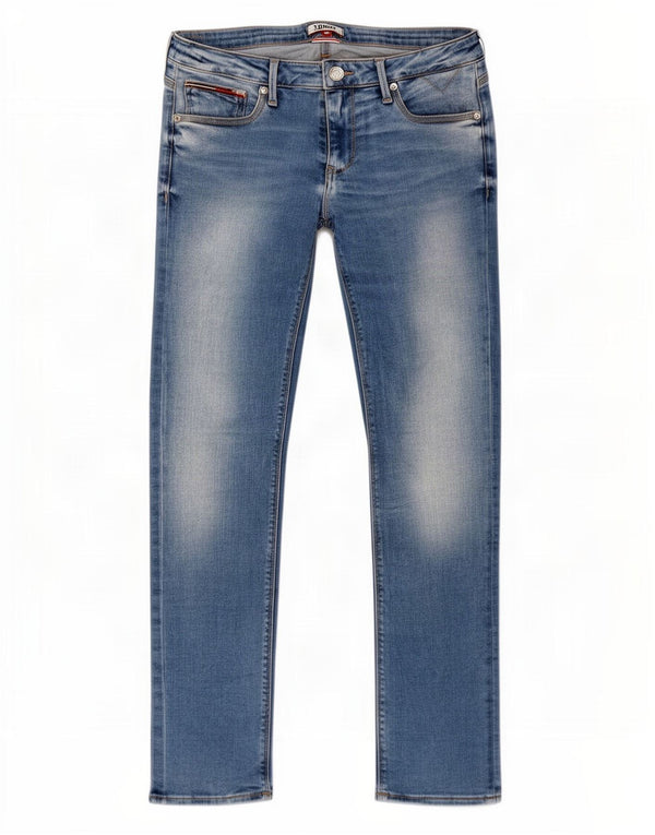 Мужские узкие джинсы Tommy Hilfiger W30 L30 синие, хлопок