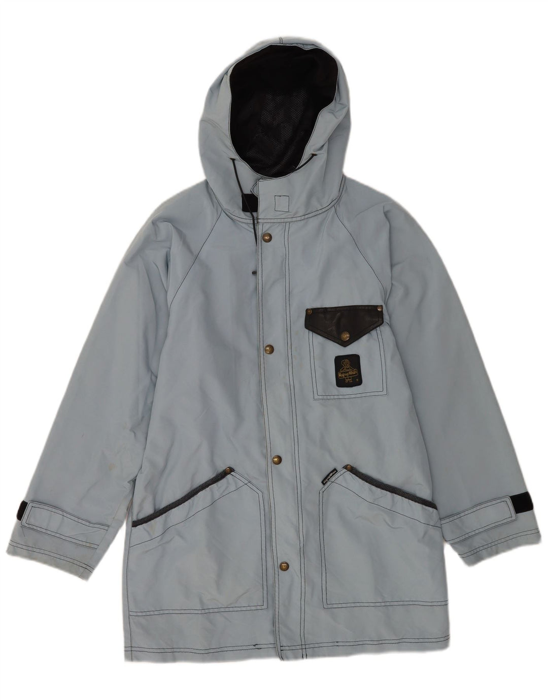 REFRIGIWEAR Мужская ветровка с капюшоном UK 34 XS Синий Полиамид