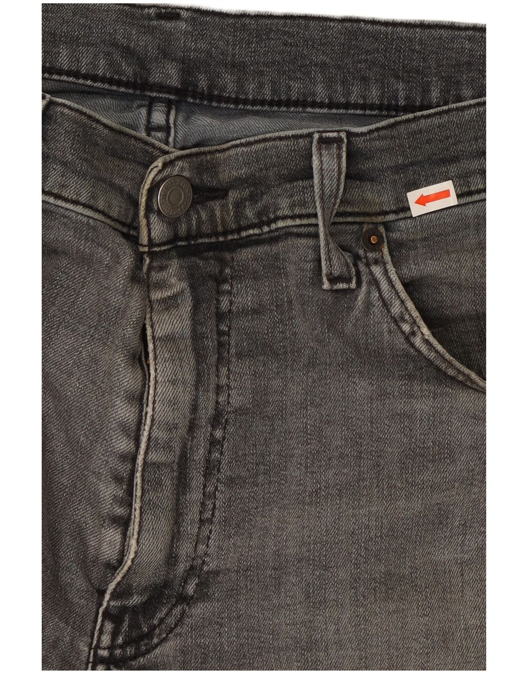 Мужские прямые джинсы Levi's W34 L32 серые, хлопок