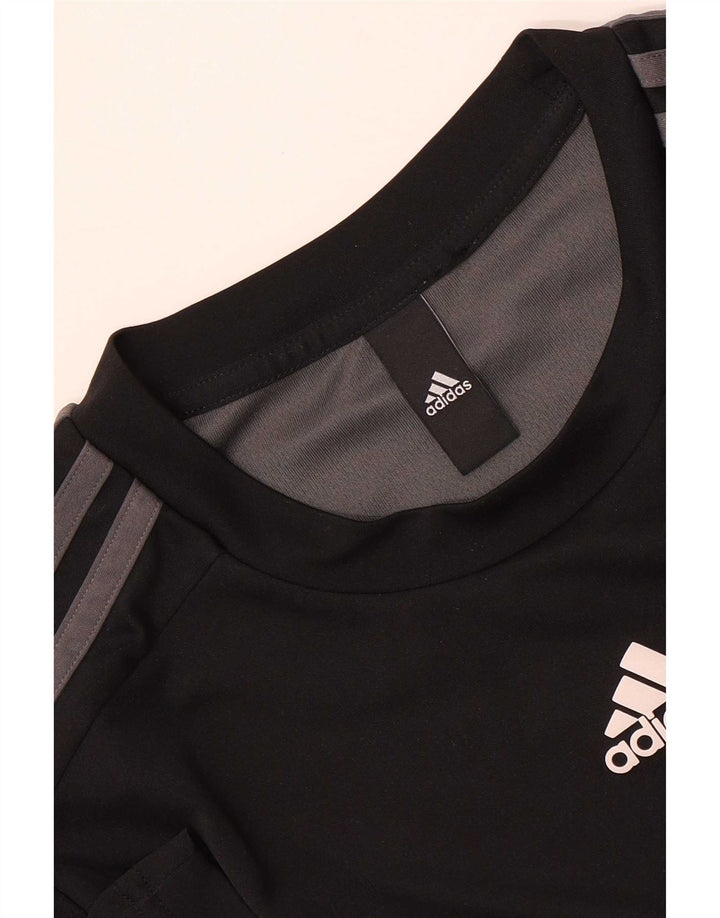 Мужская футболка Adidas Top Medium Black с цветными блоками