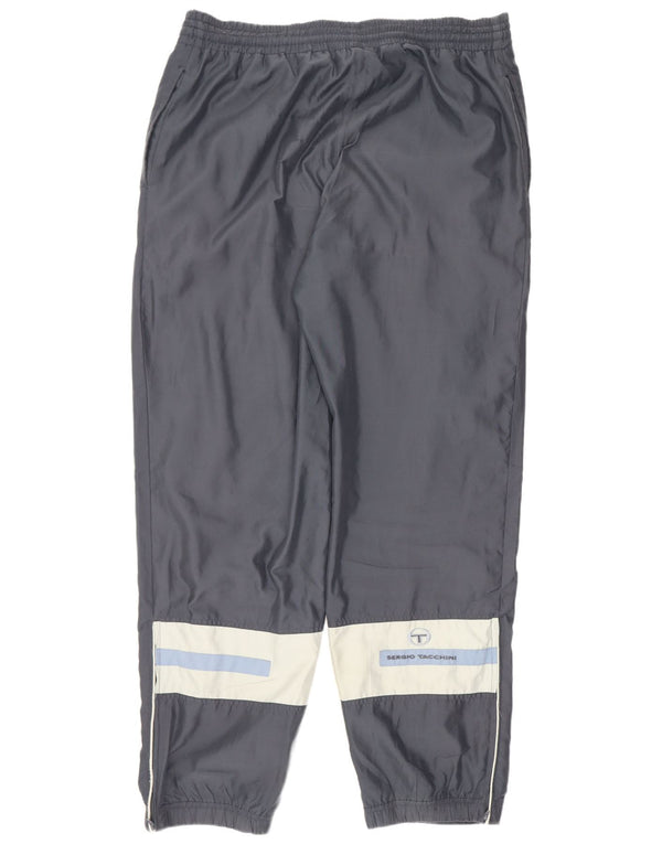 Мужские спортивные брюки Sergio Tacchini IT 52 XL серые с цветными блоками