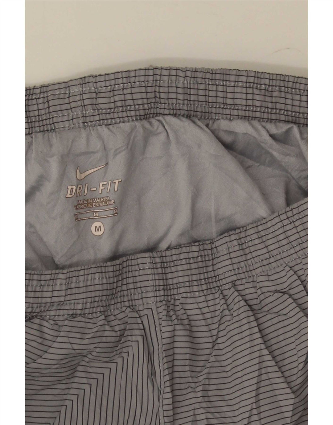 Мужские спортивные шорты Nike Dri Fit среднего серого цвета с цветными блоками