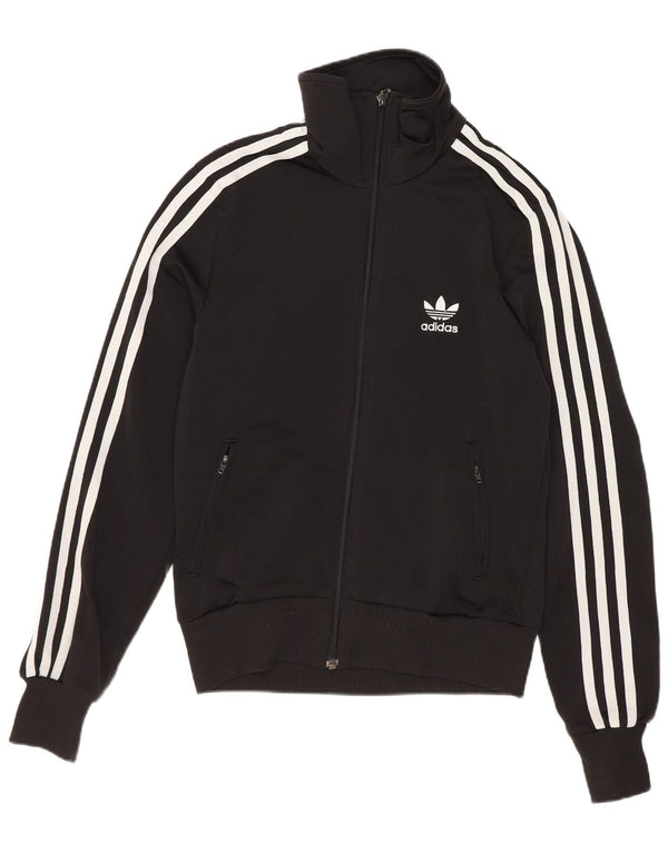 Женский спортивный костюм Adidas с графическим рисунком, верхняя куртка EU 36, маленький черный полиэстер