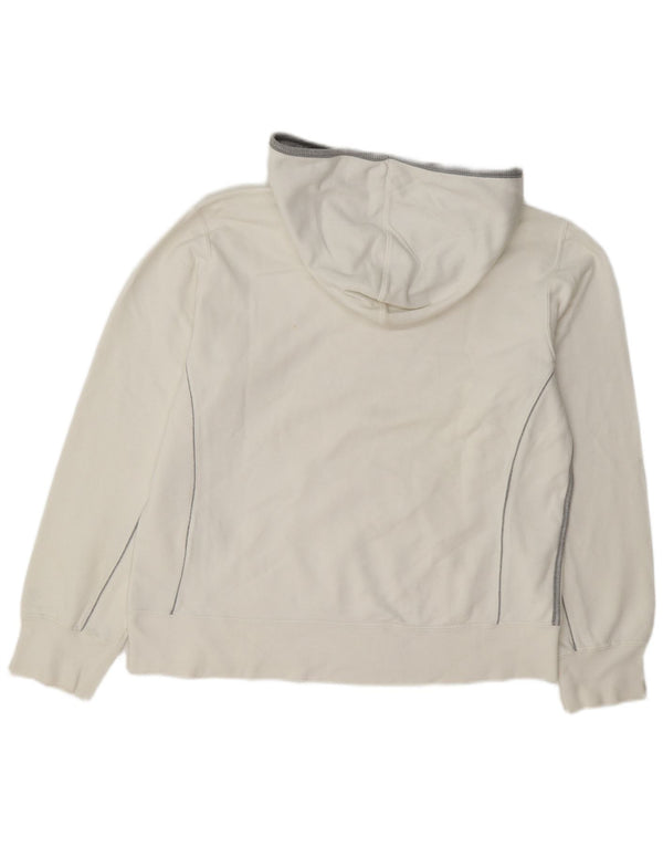 Champion Womens Heritage Classics Hoodie Jumper UK 18 XL White Cotton
