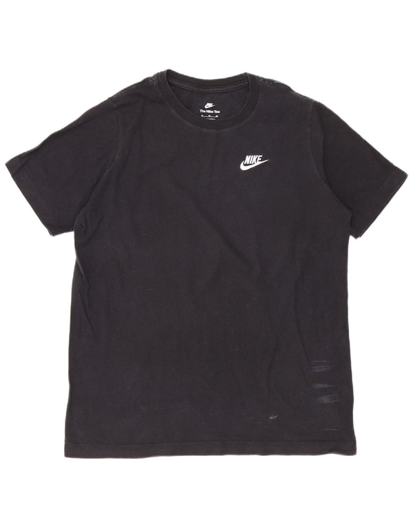 Женская футболка с рисунком Nike Top UK 18 XL, черный хлопок