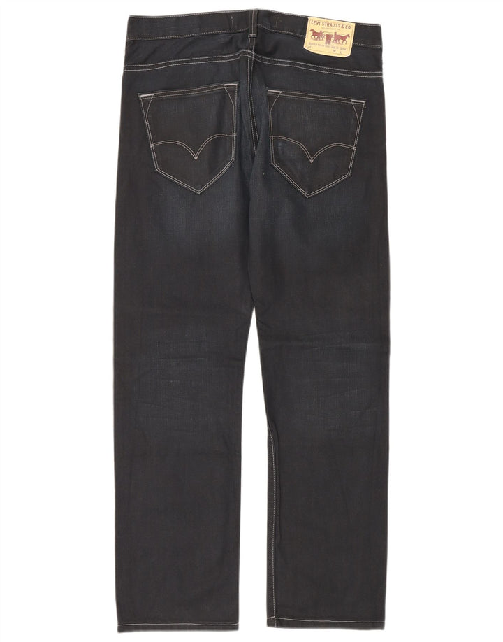 Мужские прямые джинсы Levi's 504 W32 L32 темно-синие, хлопок