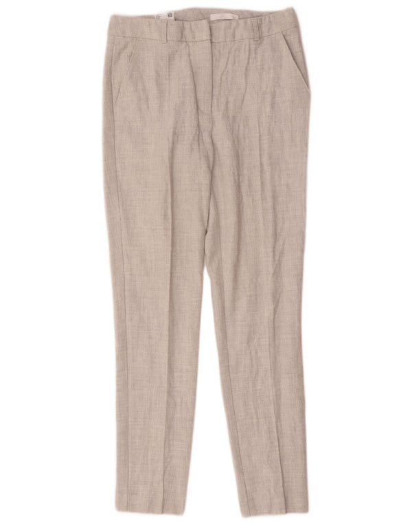 Hugo Boss Женские узкие брюки UK 8 Small W28 L29 Серые