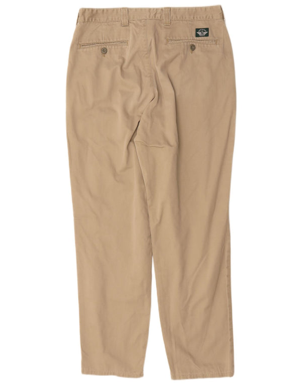Мужские прямые брюки-чиносы Dockers W33 L30, бежевый хлопок
