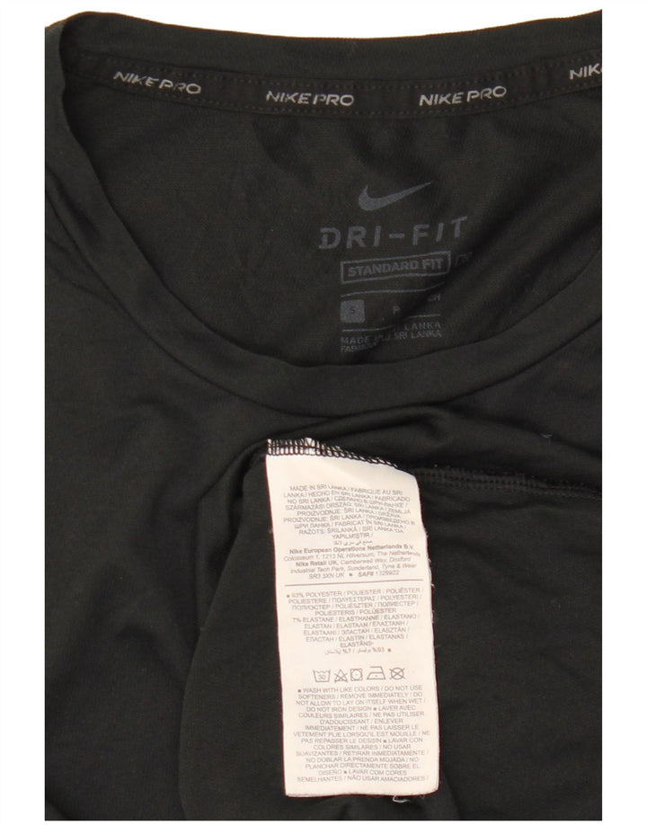 Мужская футболка NIKE Dri Fit Standard Fit, маленький черный полиэстер