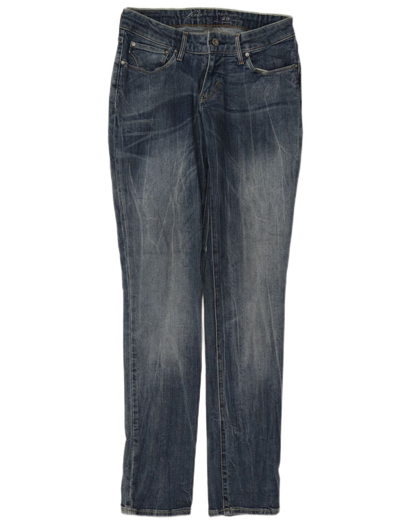 Женские джинсы скинни Levi's Bold Curve Super Low W29 L34, синий хлопок