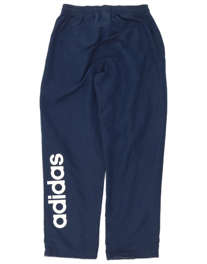 Мужские спортивные брюки Adidas с графическим рисунком, средние, темно-синие, полиэстер