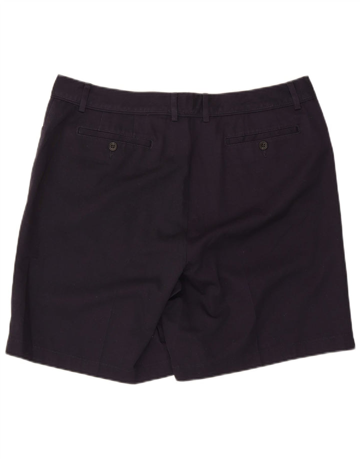 EDDIE BAUER Женские повседневные шорты US 14 XL W36 Темно-синие хлопковые