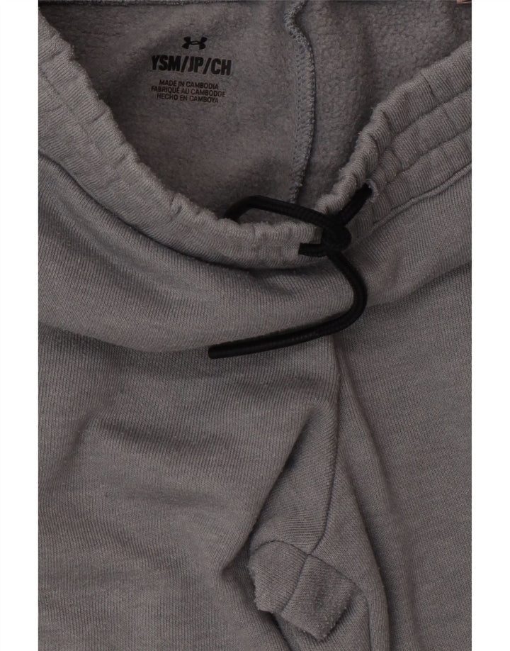 Спортивный костюм с графическим рисунком для девочек, брюки для бега, 7–8 лет, маленький серый цвет UNDER ARMOR