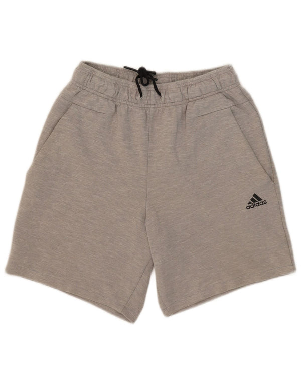 Мужские спортивные шорты Adidas, маленькие серые в крапинку