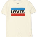 LEVI'S Girls Graphic T-Shirt Top 15-16 Years White Cotton | Vintage Levi's | Thrift | Second-Hand Levi's | Used Clothing | Messina Hembry 