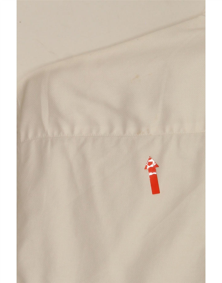 MOREAL Mens Shirt Medium White Cotton Vintage Moreal and Second-Hand Moreal from Messina Hembry 