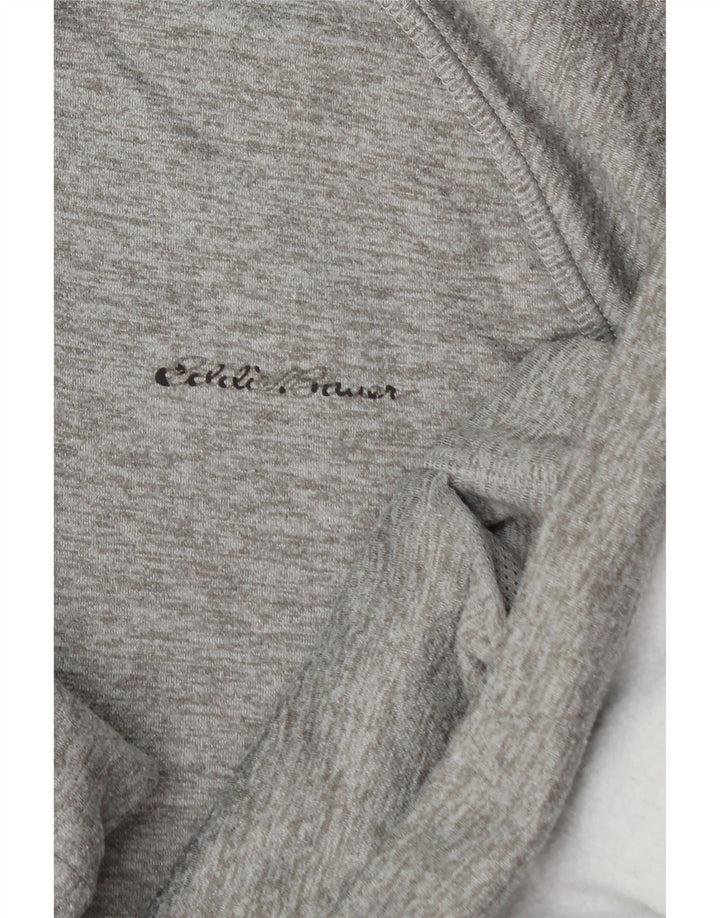 EDDIE BAUER Mens Zip Hoodie Sweater Large Grey Polyester Vintage Eddie Bauer and Second-Hand Eddie Bauer from Messina Hembry 
