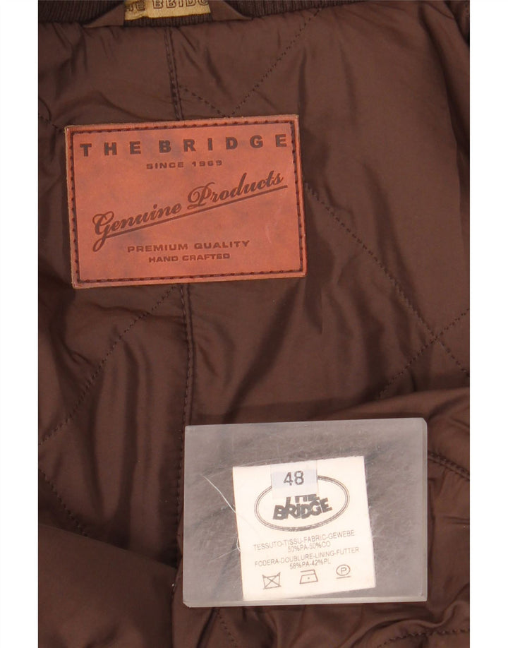 Мужская стеганая ветровка The Bridge IT 48 Средний Хаки Полиамид