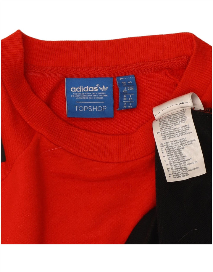 Женский свитер с рисунком Adidas UK 12, средний разноцветный