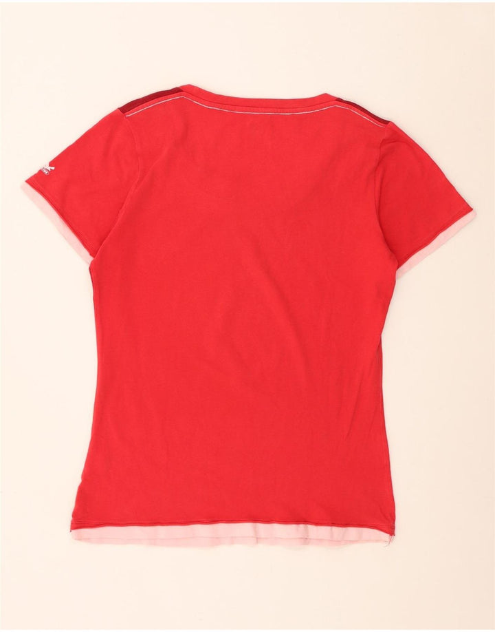 SALEWA Женская футболка Top UK 14 Medium Red Floral