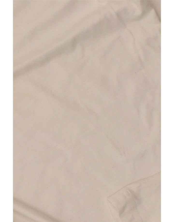 Crew Clothing Мужская футболка большого размера из хлопка белого цвета