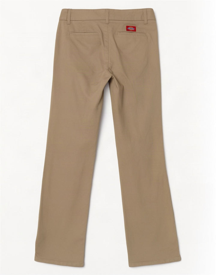 Женские повседневные брюки Dickies Bootcut США 7, средние W30 L31, бежевый хлопок