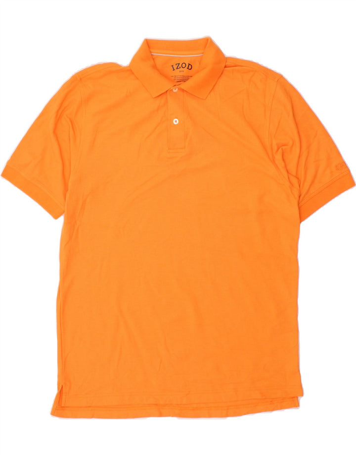 IZOD Mens Polo Shirt Medium Orange Cotton Vintage Izod and Second-Hand Izod from Messina Hembry 