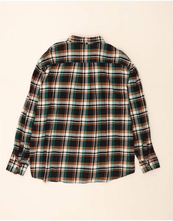 Мужская фланелевая рубашка DICKIES 2XL, хлопок в разноцветную клетку