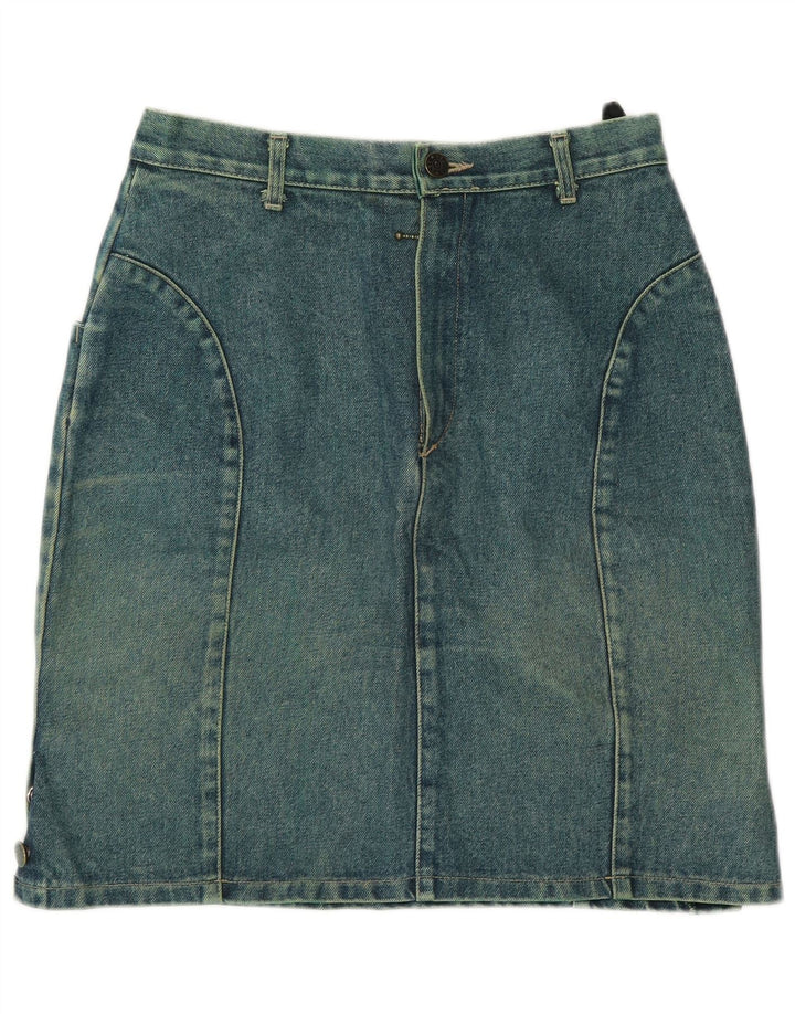 Lee Cooper Женская джинсовая юбка IT 42 Medium W26 Зеленый хлопок