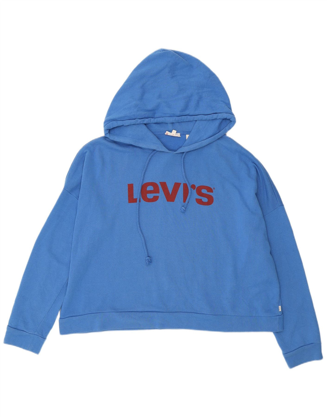 Женский джемпер с капюшоном LEVI'S Graphic Oversized UK 16, большой синий хлопок