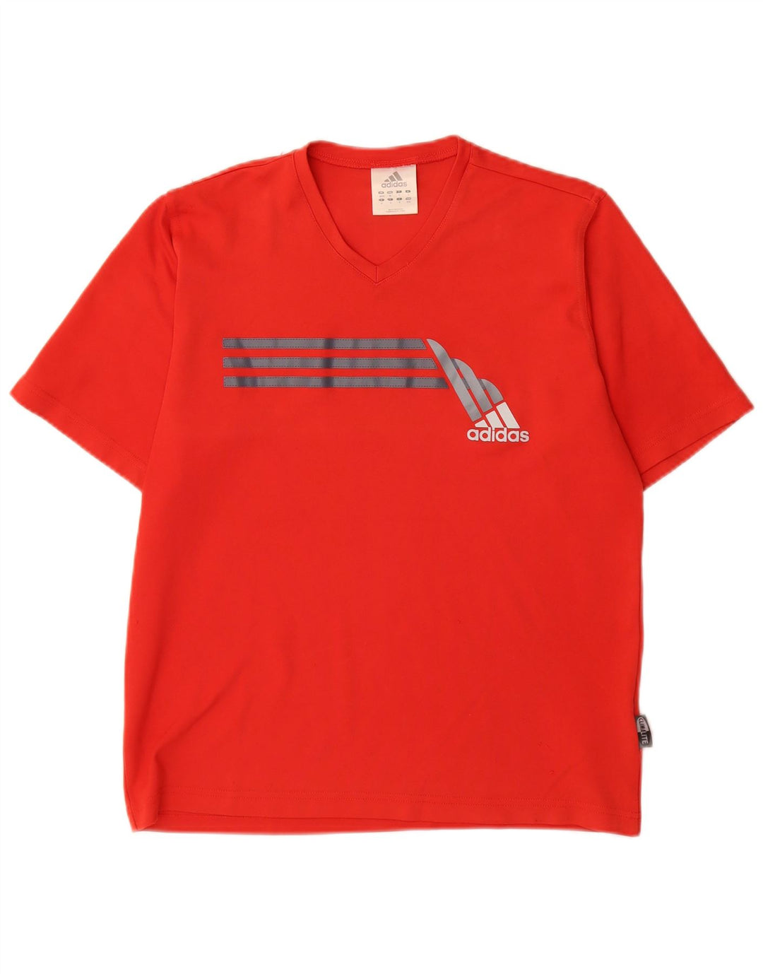 Мужская футболка Adidas Climalite Top UK 40/42, средний красный полиэстер