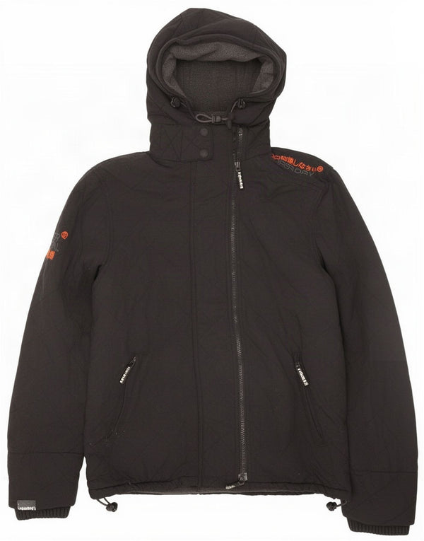 Мужская ветровка с рисунком Superdry The Windcheater UK 40, большая черная