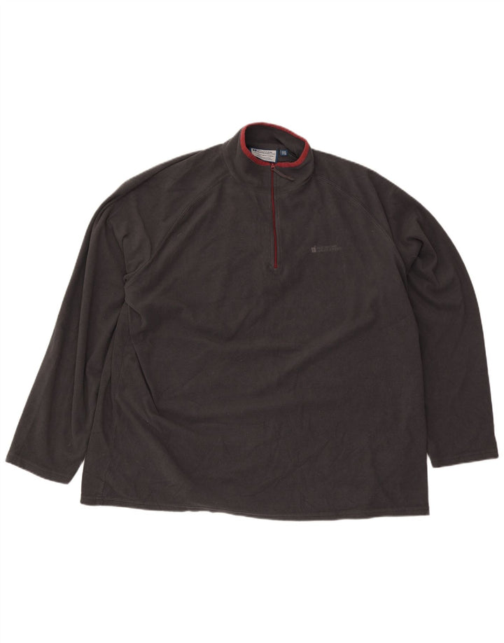 Мужской флисовый джемпер Mountain Warehouse с воротником на молнии 3XL, серый полиэстер