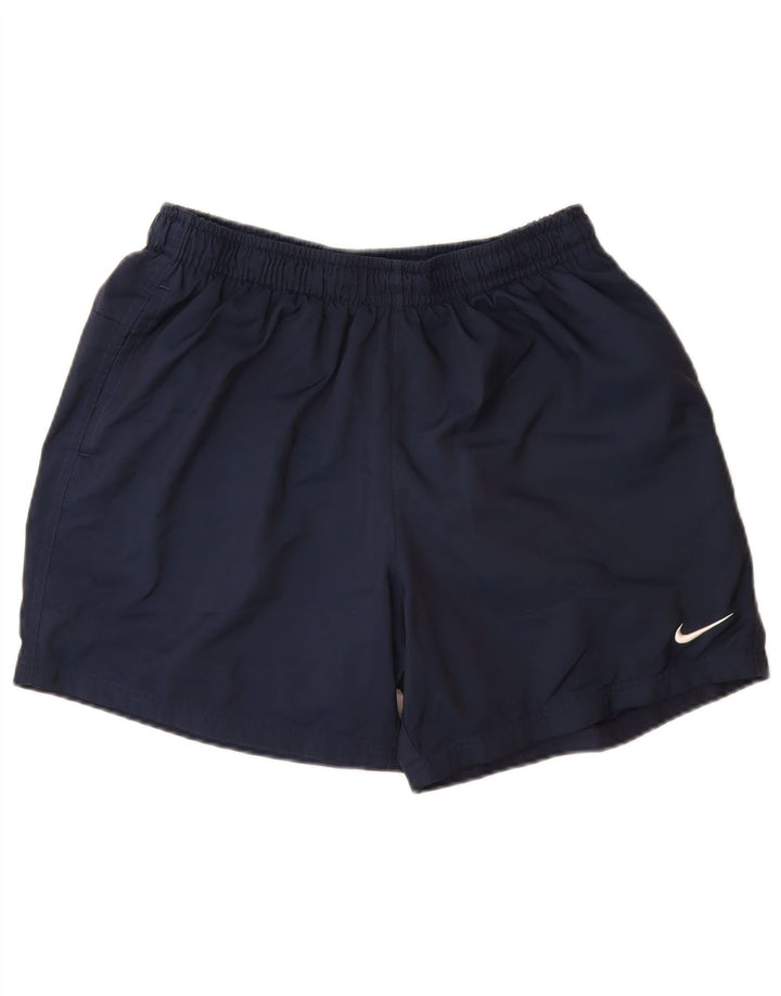 Мужские спортивные шорты Nike XL темно-синие из полиэстера