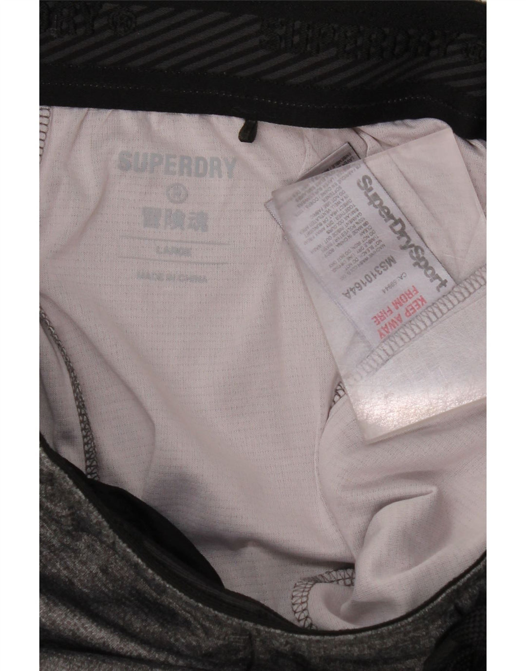 SUPERDRY Мужские спортивные шорты, большие серые крапинки из полиэстера