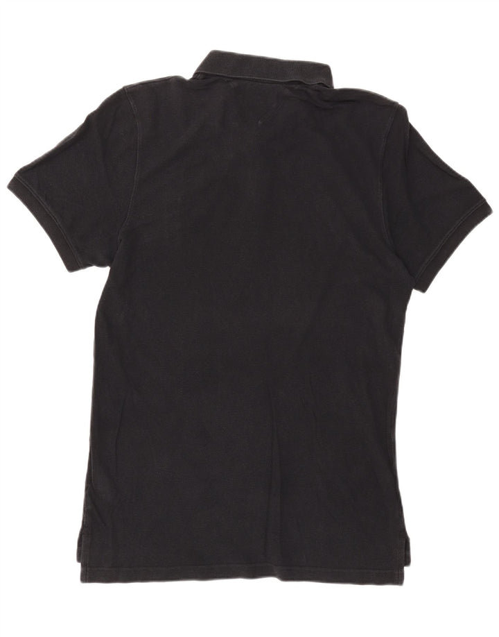 Мужская рубашка-поло TOMMY HILFIGER, большая черная, хлопок