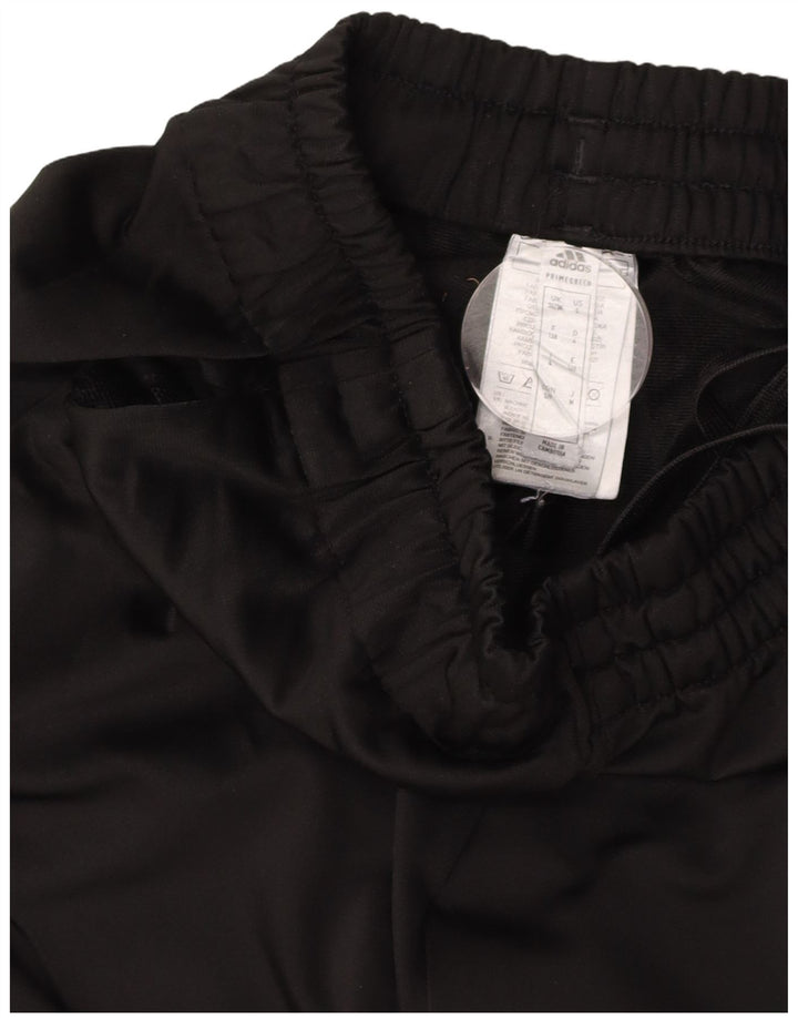 Женские спортивные брюки ADIDAS Джоггеры Великобритания 34/36 маленькие черные полиэстер