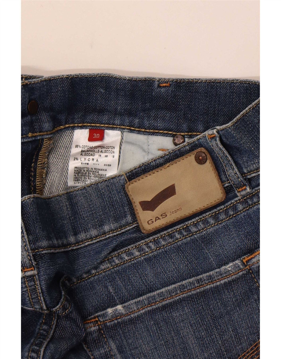 Женские джинсы Gas Bootcut W30 L32, синие, хлопок