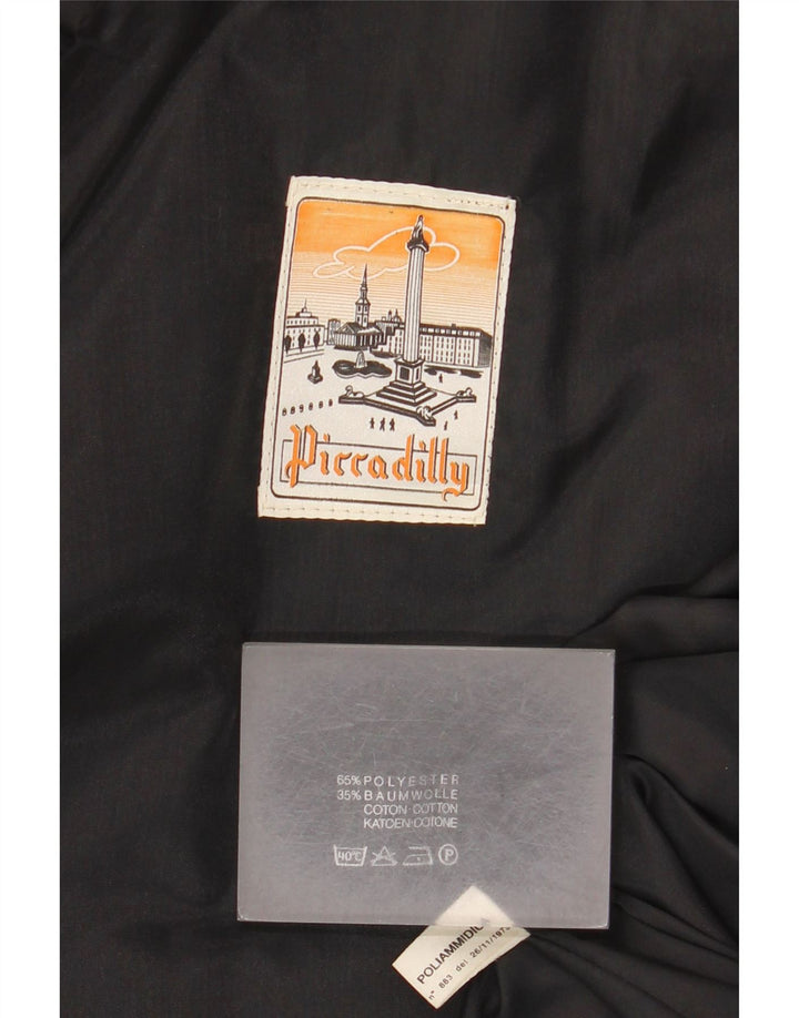 Женское пальто Piccadilly UK 10 маленькое черное из полиэстера