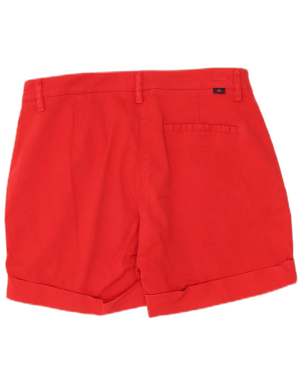 Женские шорты чинос Kappa Perfect Fit IT 44 Medium W30 Красный хлопок