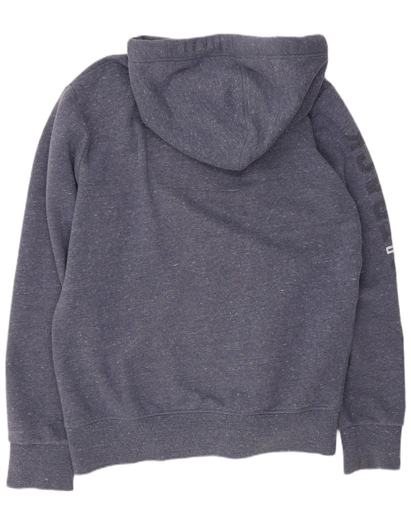 Мужской свитер с капюшоном на молнии Superdry 2XL, синий в крапинку, хлопок