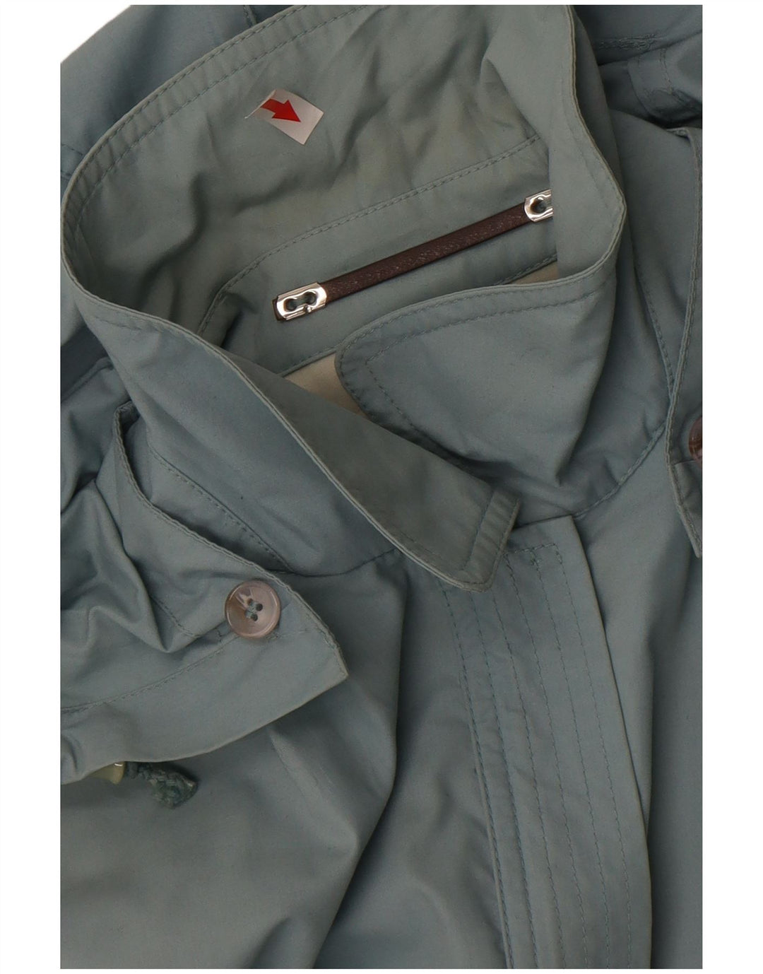 Винтажная женская куртка с капюшоном UK 18 XL, синяя