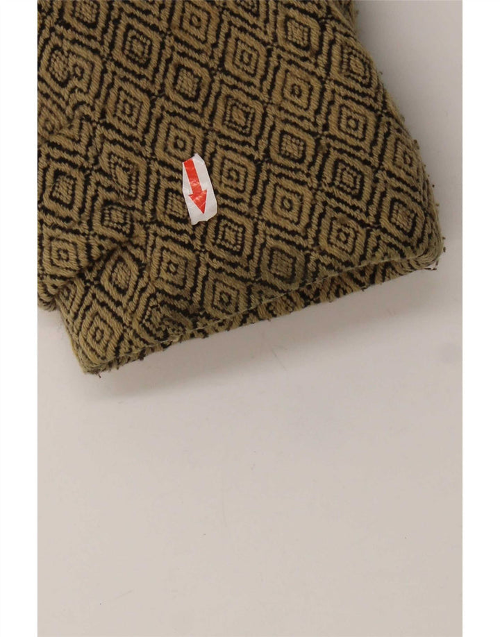 Винтажное женское полупальто UK 12, средний бежевый цвет Argyle/Diamond New Wool