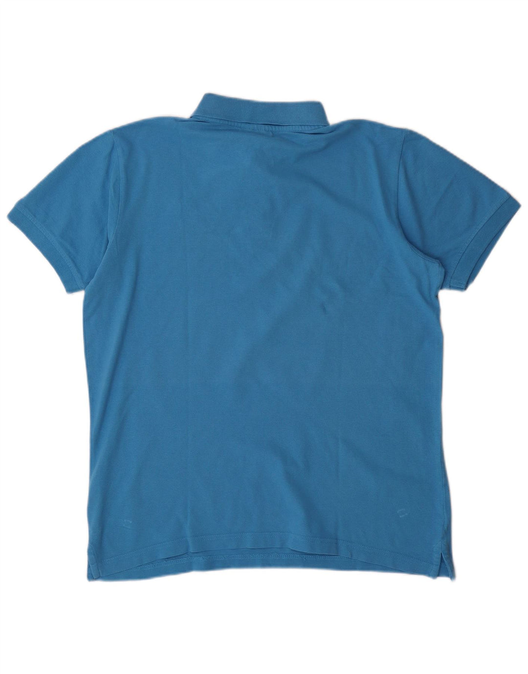 Мужская рубашка-поло Kappa из хлопка среднего синего цвета