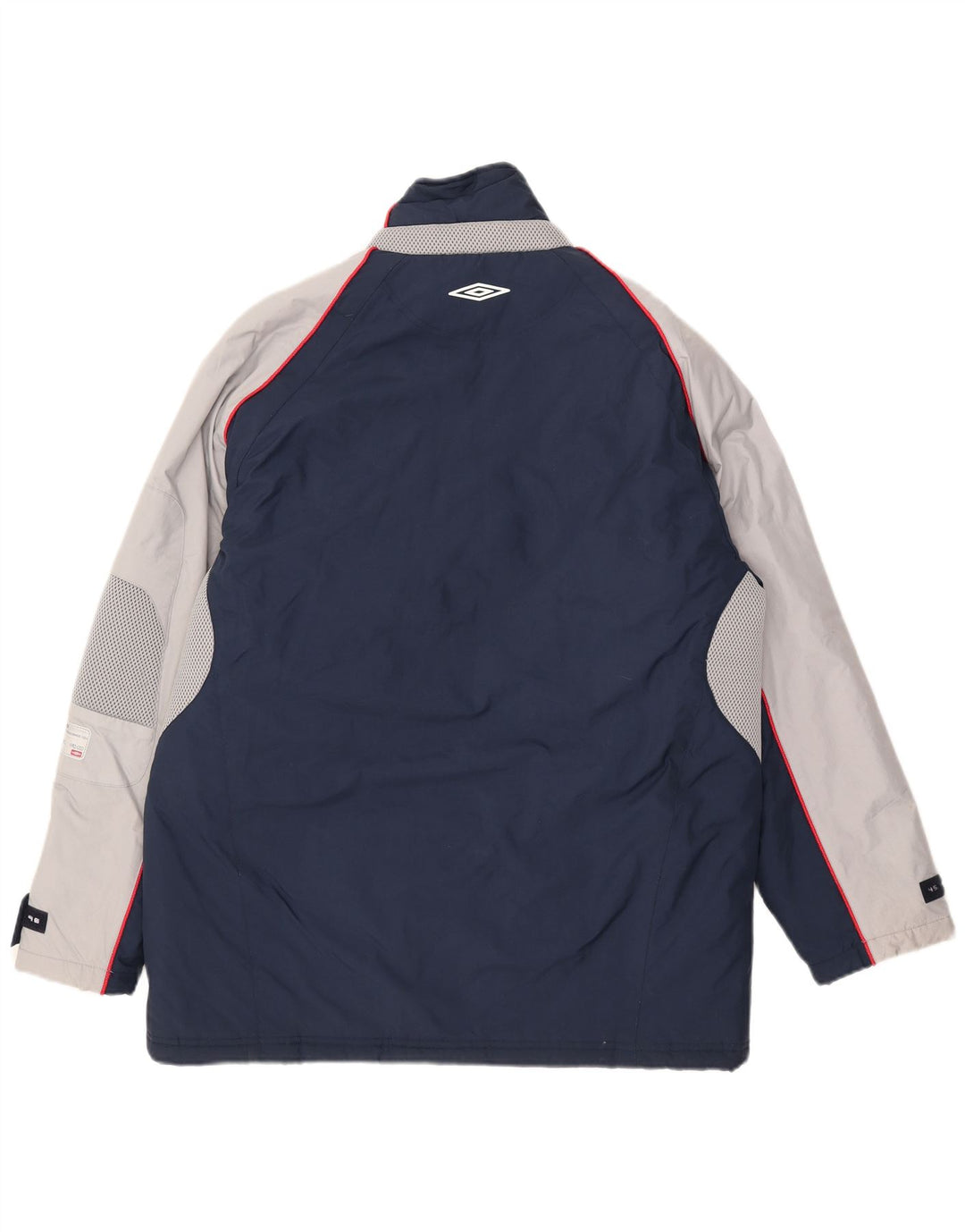 Мужская ветровка Umbro UK 38/40, средний темно-синий, нейлон с цветными блоками