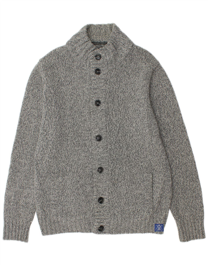 Мужской кардиган McNeal XL, серый в крапинку из овечьей шерсти