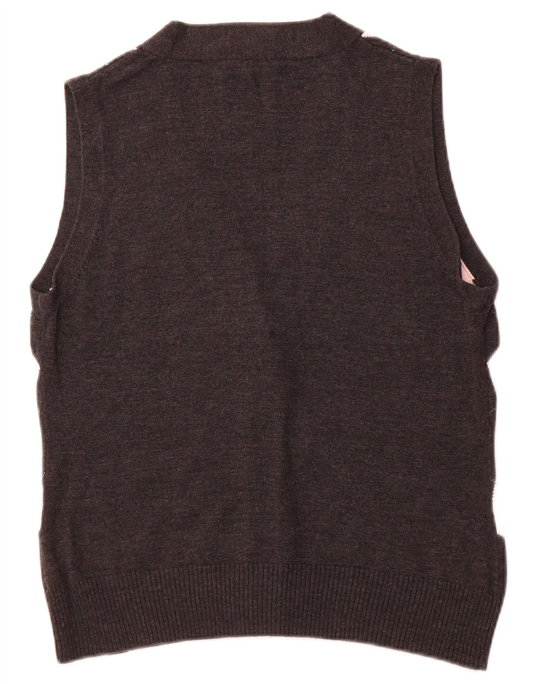 TOM TAILOR Женский укороченный кардиган-свитер UK 18 XL Черный Argyle/Diamond